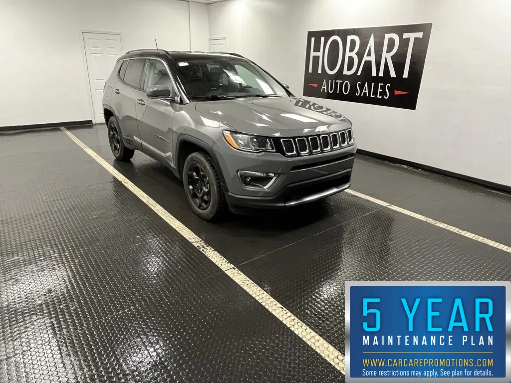 Gray 2021 Jeep Compass Limited for sale in Hobart, IN