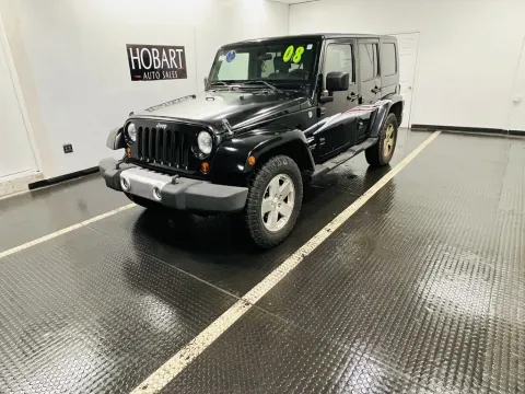 Another view of 2008 Jeep Wrangler Unlimited Sahara for sale in Hobart, IN at Hobart Auto Sales