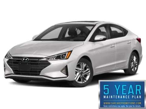 White 2019 Hyundai Elantra SEL for sale in Hobart, IN