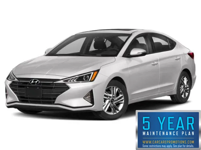 White 2019 Hyundai Elantra SEL for sale in Hobart, IN