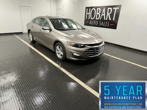 Gray 2022 Chevrolet Malibu LS for sale in Hobart, IN