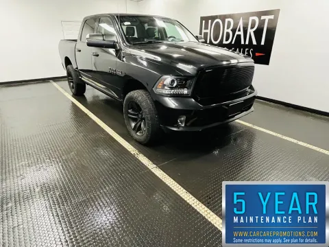 Black 2017 Ram 1500 Night for sale in Hobart, IN