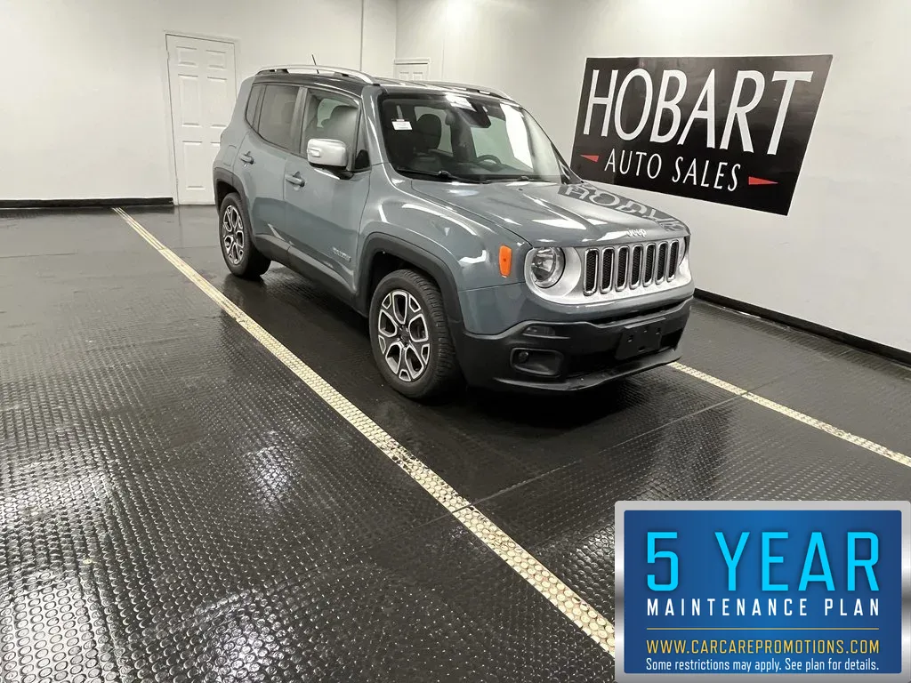 Gray 2017 Jeep Renegade Limited for sale in Hobart, IN