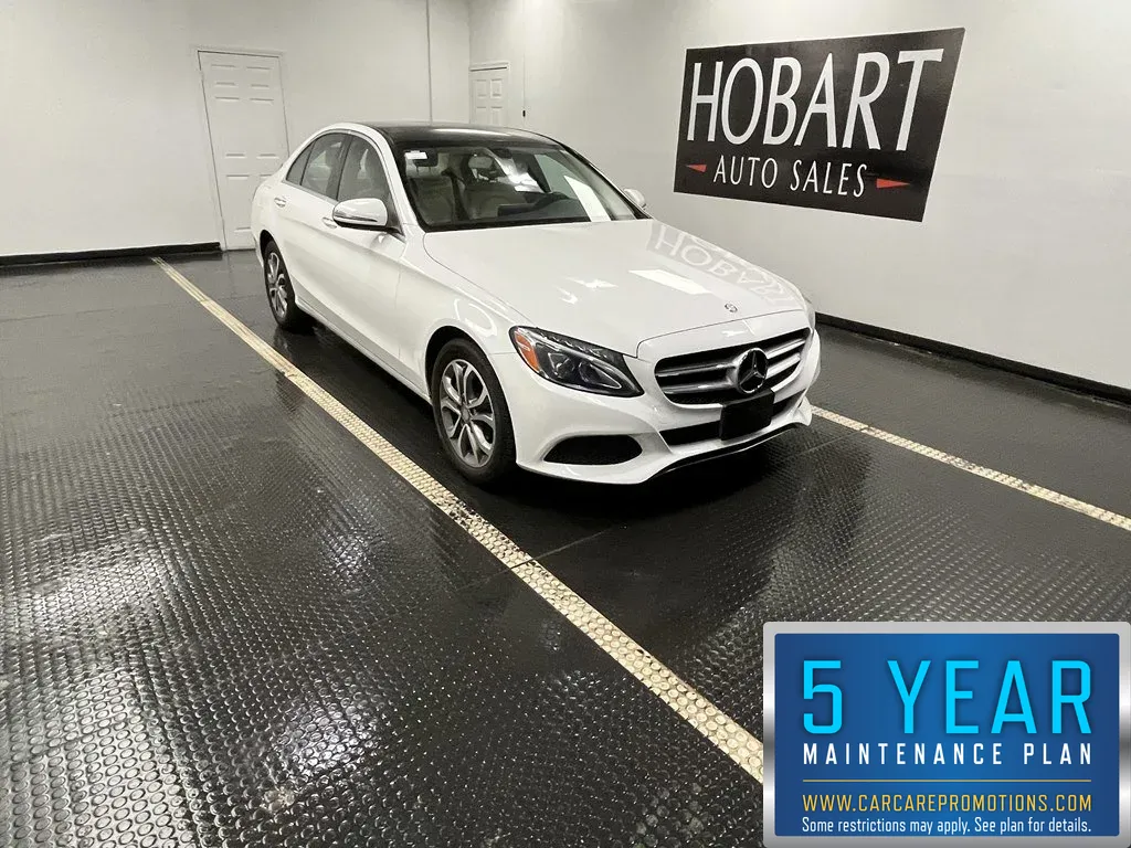 White 2017 Mercedes-Benz C-Class C 300 for sale in Hobart, IN