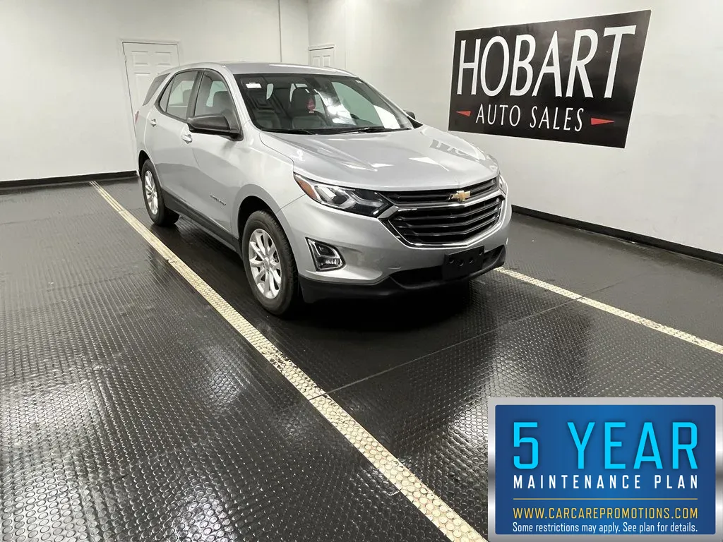 Silver 2018 Chevrolet Equinox LS for sale in Hobart, IN