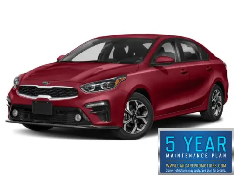 Red 2021 Kia Forte LXS for sale in Hobart, IN