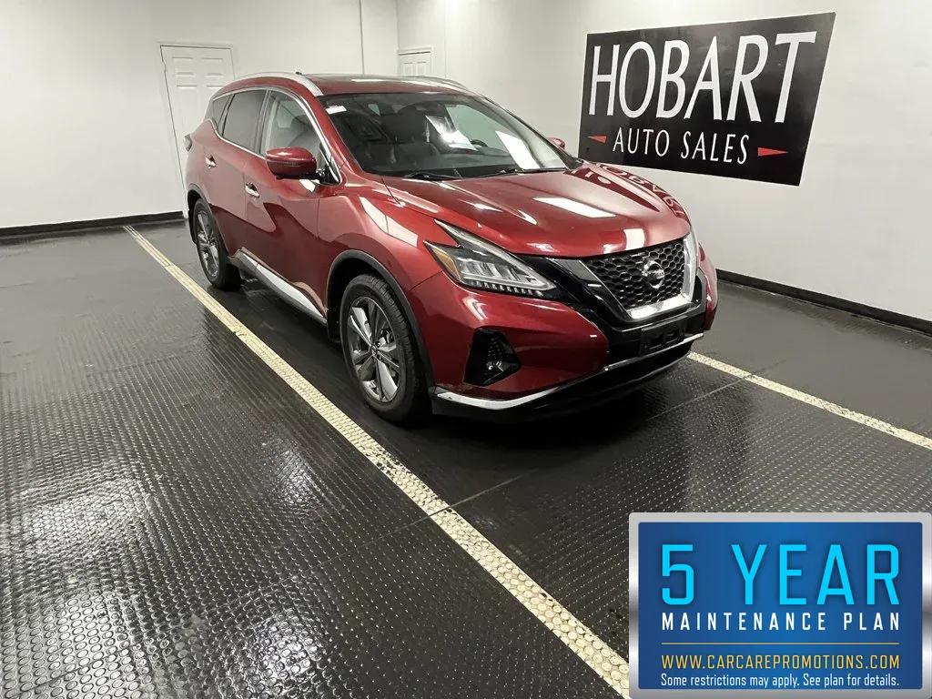 Red 2020 Nissan Murano Platinum for sale in Hobart, IN