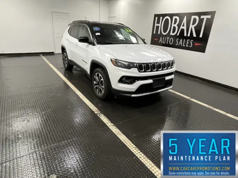 White 2024 Jeep Compass Limited for sale in Hobart, IN