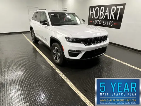 White 2024 Jeep Grand Cherokee 4xe for sale in Hobart, IN