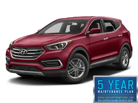 Red 2017 Hyundai Santa Fe Sport 2.4L for sale in Hobart, IN