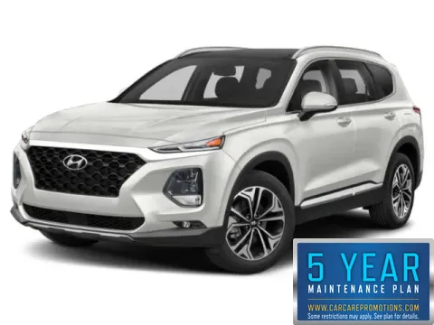 White 2020 Hyundai Santa Fe Limited for sale in Hobart, IN