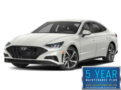 White 2020 Hyundai Sonata SEL Plus for sale in Hobart, IN