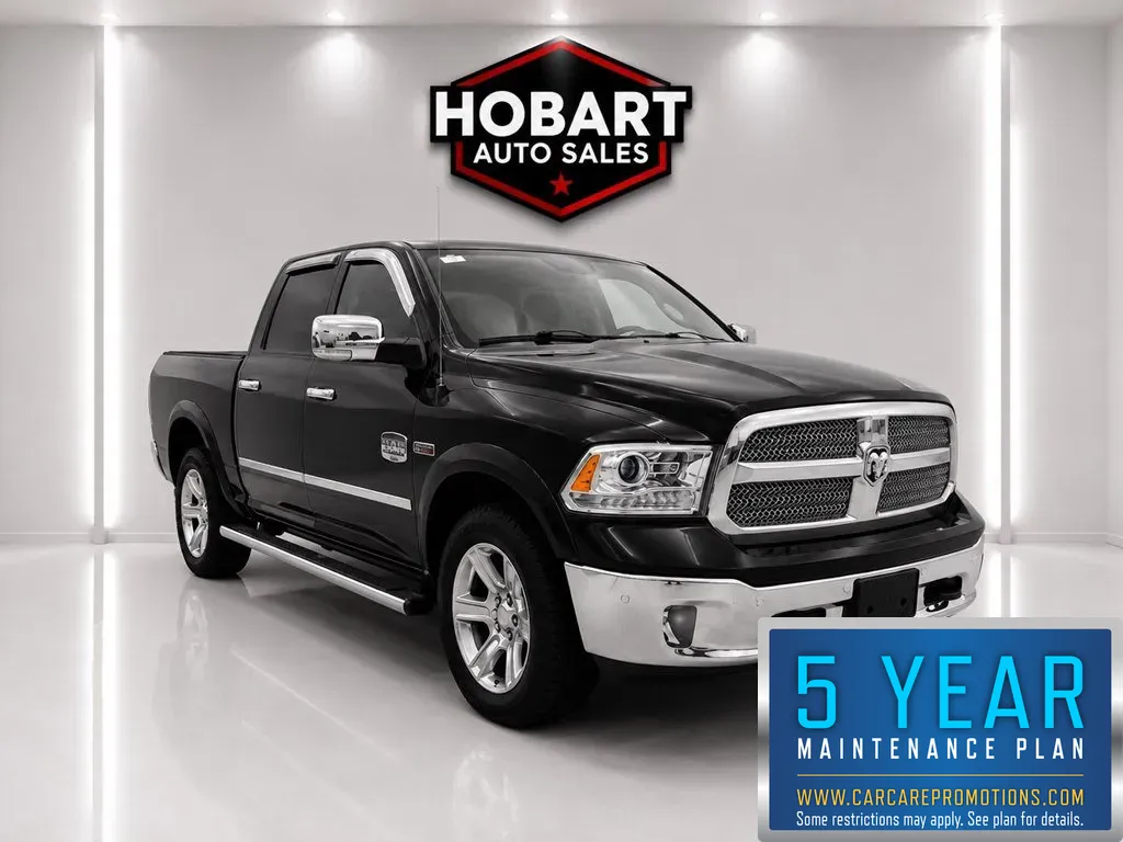 Black 2015 Ram 1500 Laramie Longhorn for sale in Hobart, IN