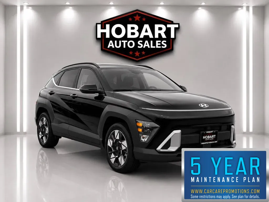 Black 2024 Hyundai Kona SEL for sale in Hobart, IN