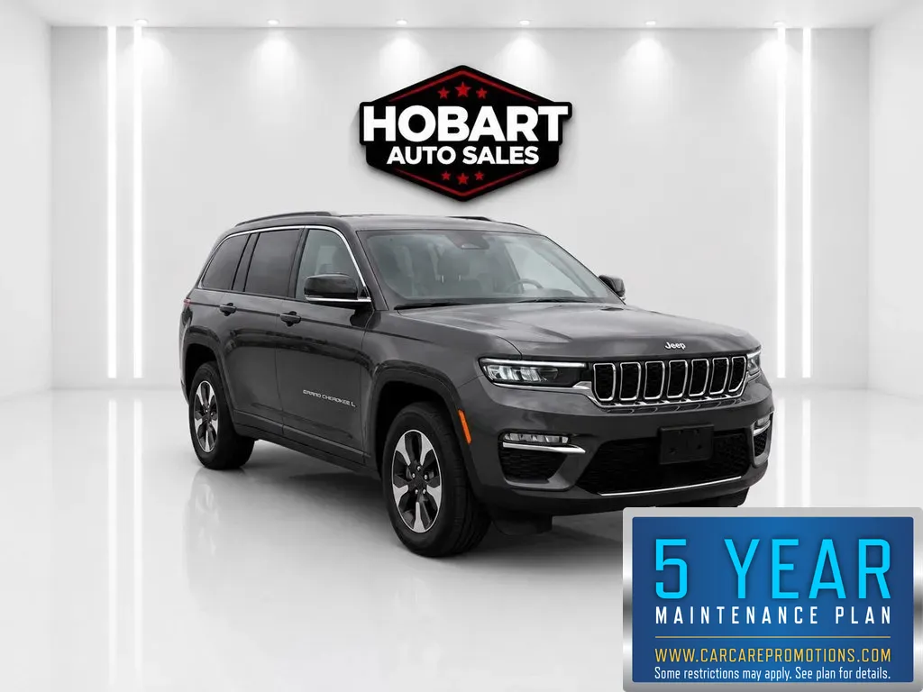 Gray 2024 Jeep Grand Cherokee 4xe for sale in Hobart, IN