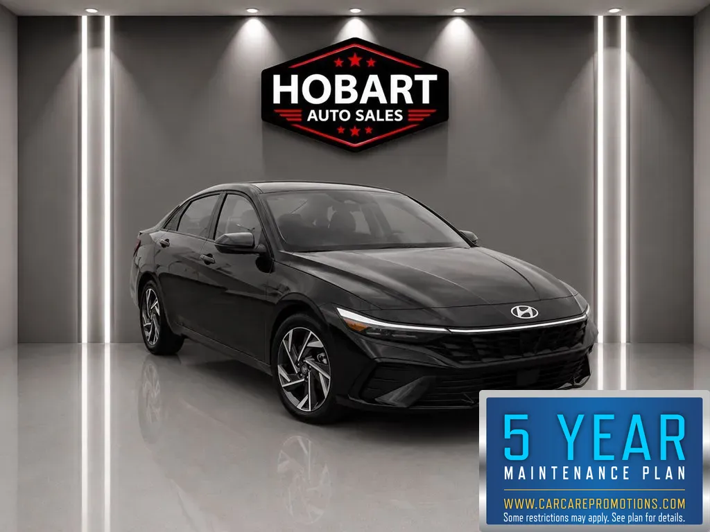Black 2025 Hyundai Elantra Limited for sale in Hobart, IN