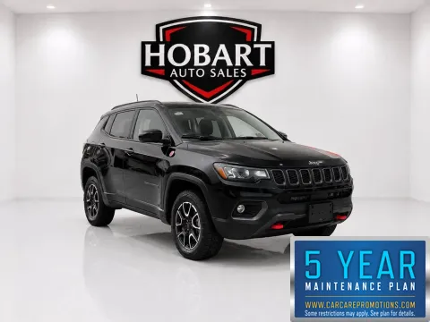 Black 2025 Jeep Compass Trailhawk for sale in Hobart, IN