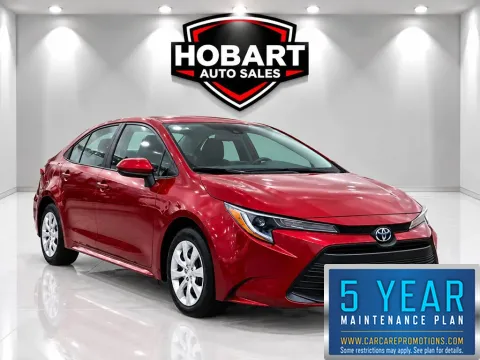 Red 2024 Toyota Corolla LE for sale in Hobart, IN