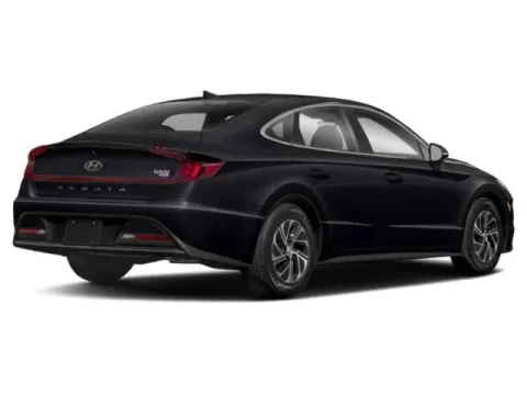 Photos of 2021 Hyundai Sonata Hybrid Blue for sale in Hobart, IN at Hobart Auto Sales