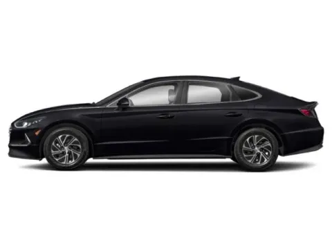 Another view of 2021 Hyundai Sonata Hybrid Blue for sale in Hobart, IN at Hobart Auto Sales