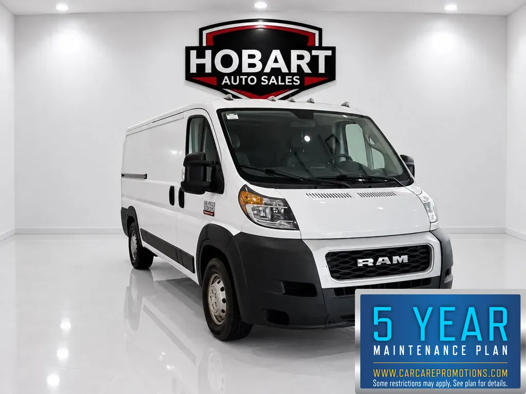 White 2020 Ram ProMaster Cargo Van 1500 136 WB for sale in Hobart, IN