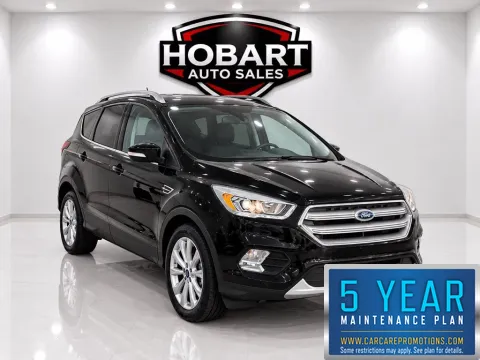 Black 2017 Ford Escape Titanium for sale in Hobart, IN