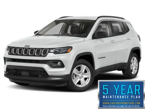 White 2022 Jeep Compass Latitude for sale in Hobart, IN