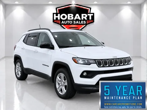 White 2022 Jeep Compass Latitude for sale in Hobart, IN