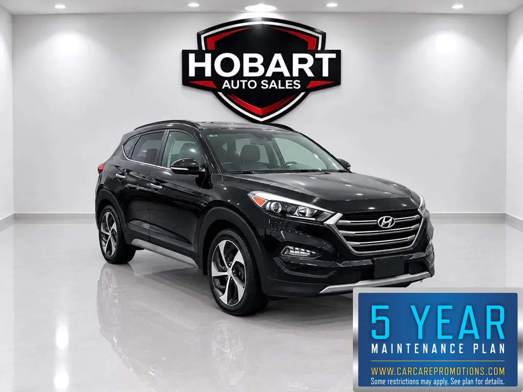 Black 2018 Hyundai Tucson Limited for sale in Hobart, IN