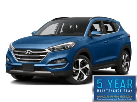 Blue 2017 Hyundai Tucson Limited for sale in Hobart, IN