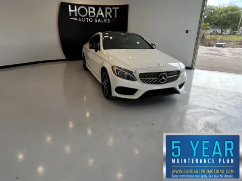 White 2017 Mercedes-Benz C-Class C 300 for sale in Hobart, IN
