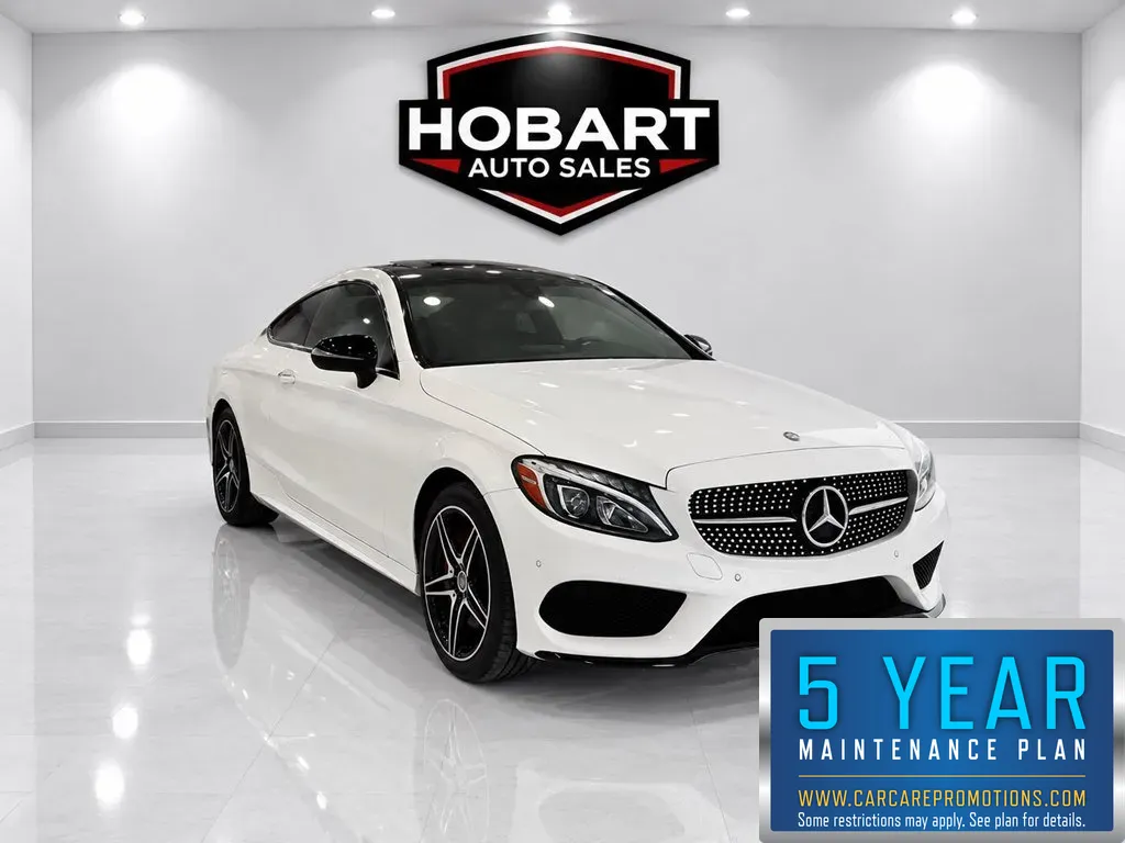 White 2017 Mercedes-Benz C-Class C 300 for sale in Hobart, IN