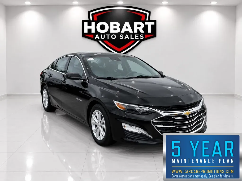 Black 2023 Chevrolet Malibu LT for sale in Hobart, IN