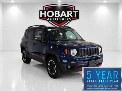 Blue 2017 Jeep Renegade Trailhawk for sale in Hobart, IN