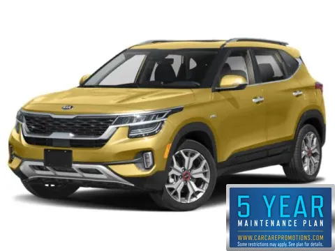 Yellow 2021 Kia Seltos SX for sale in Hobart, IN