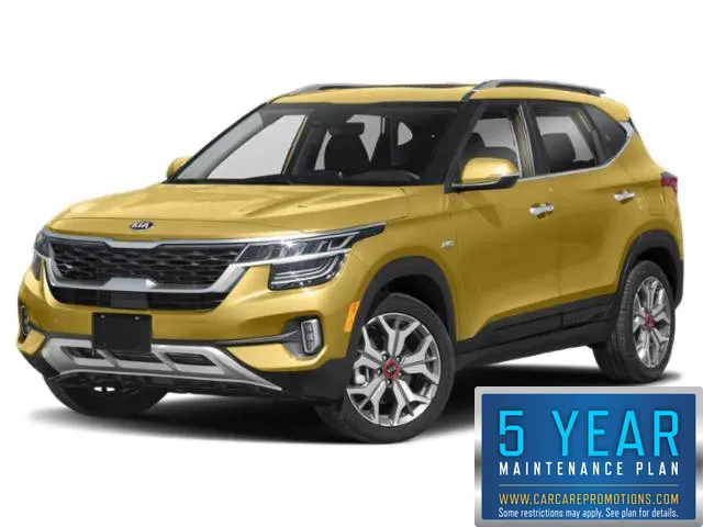 Yellow 2021 Kia Seltos SX for sale in Hobart, IN