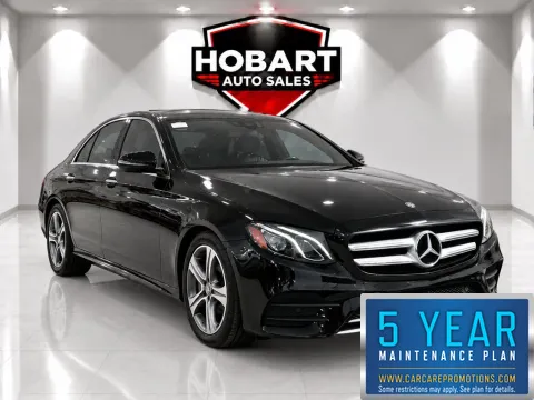 Black 2017 Mercedes-Benz E-Class E 300 4MATIC for sale in Hobart, IN