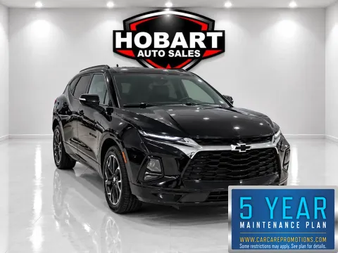Black 2022 Chevrolet Blazer RS for sale in Hobart, IN
