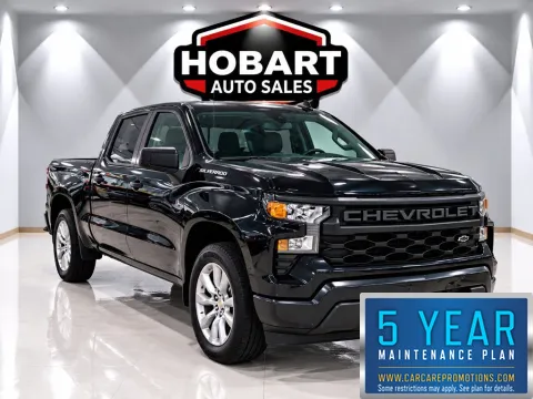 Gray 2023 Chevrolet Silverado 1500 Custom for sale in Hobart, IN