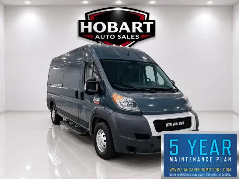 Blue 2020 Ram ProMaster Cargo Van 3500 159 WB for sale in Hobart, IN