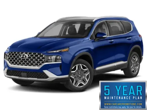 Blue 2023 Hyundai Santa Fe Limited for sale in Hobart, IN