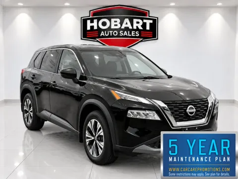 Black 2023 Nissan Rogue SV for sale in Hobart, IN