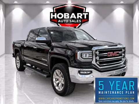 Black 2018 GMC Sierra 1500 SLT for sale in Hobart, IN