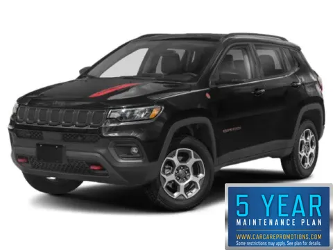 Black 2022 Jeep Compass Trailhawk for sale in Hobart, IN