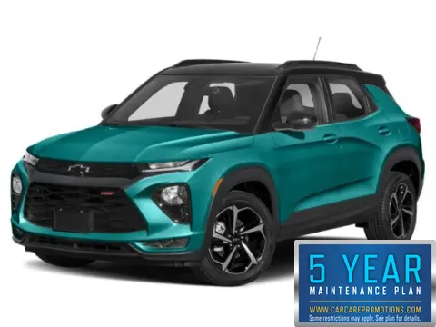 Blue 2021 Chevrolet Trailblazer RS for sale in Hobart, IN