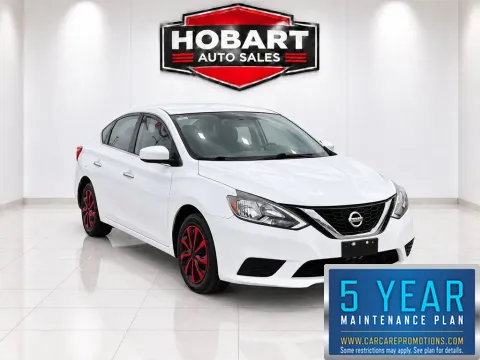White 2019 Nissan Sentra S for sale in Hobart, IN