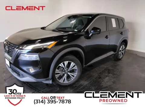 Black 2021 Nissan Rogue SV for sale in Florissant, MO