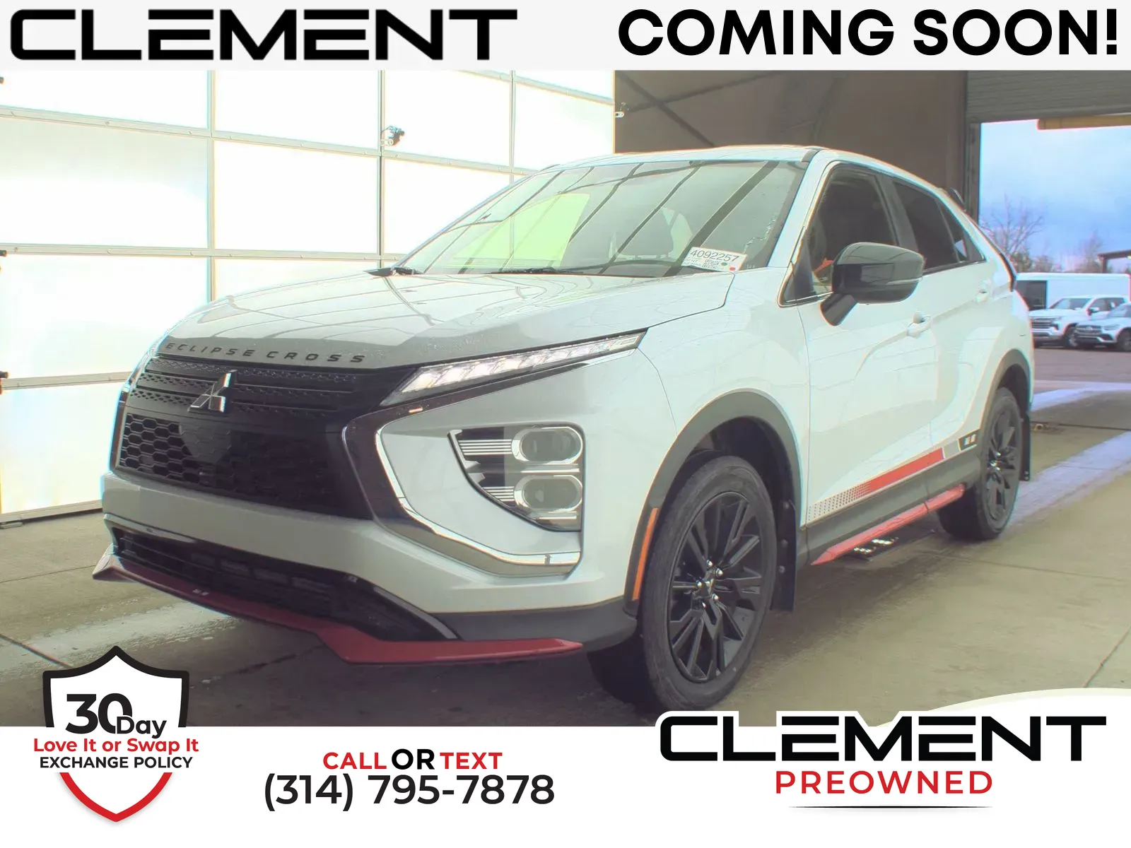White 2023 Mitsubishi Eclipse Cross LE for sale in Florissant, MO