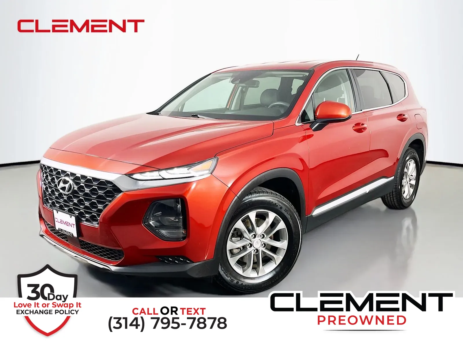 Orange 2020 Hyundai Santa Fe SE for sale in Florissant, MO