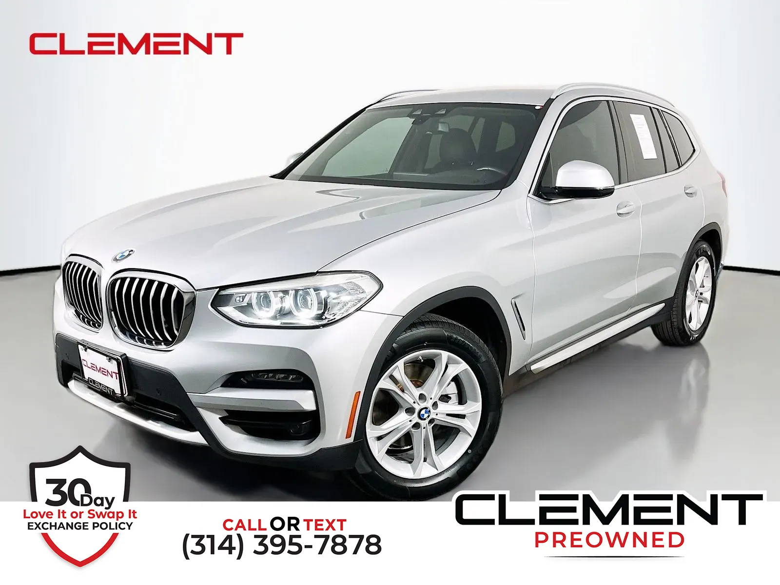 Silver 2021 BMW X3 xDrive30i for sale in Florissant, MO